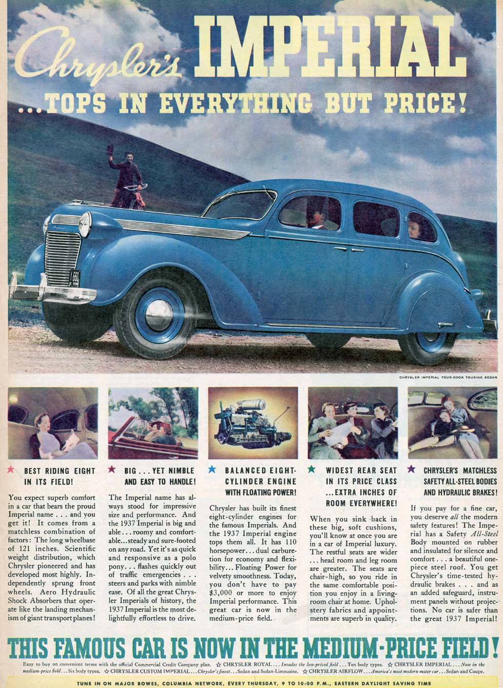 1937 Chrysler Auto Advertising